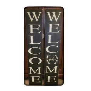 Farmhouse Inspired REVERSIBLE Welcome Sign